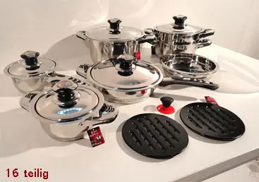Online Kaufen Massives Kochtopfset 16 tlg. (5 Töpfe)
