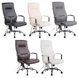 Massagesessel als Leder-Chefsessel PORTO Geld-Zurück-Garantie